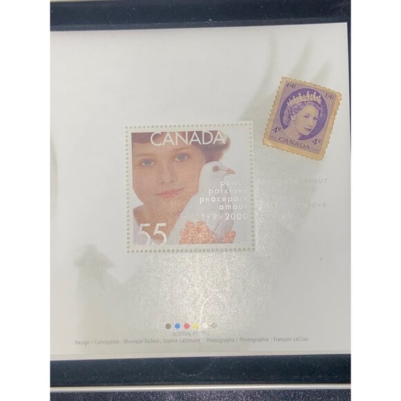 Canada Post Millennium 1999-2000 Canada Stamp set In Keepsake Box - Picture 6 of 6
